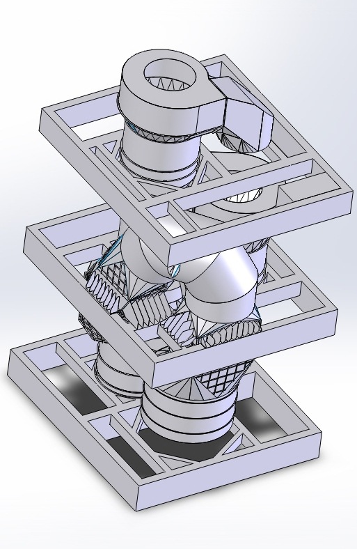 预 分解 炉 机械设计 3d模型素材 电器模型