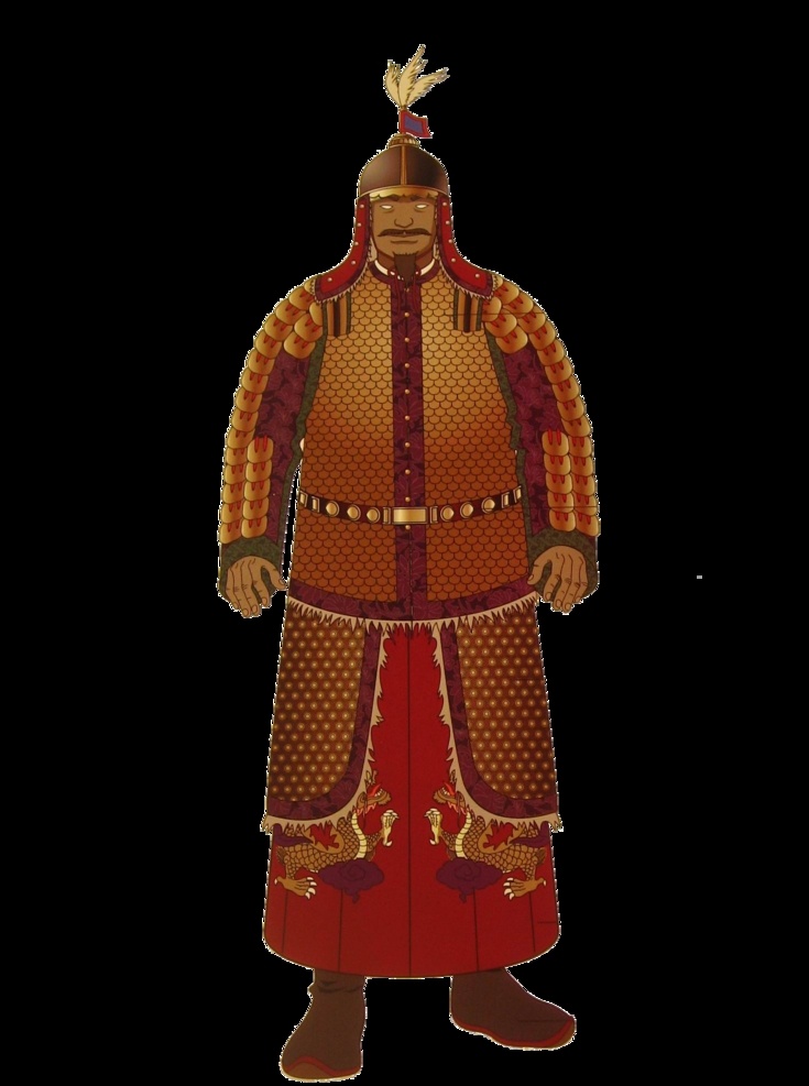 古代将军 铠甲 盔甲 甲胄 武将 传统文化 文化艺术