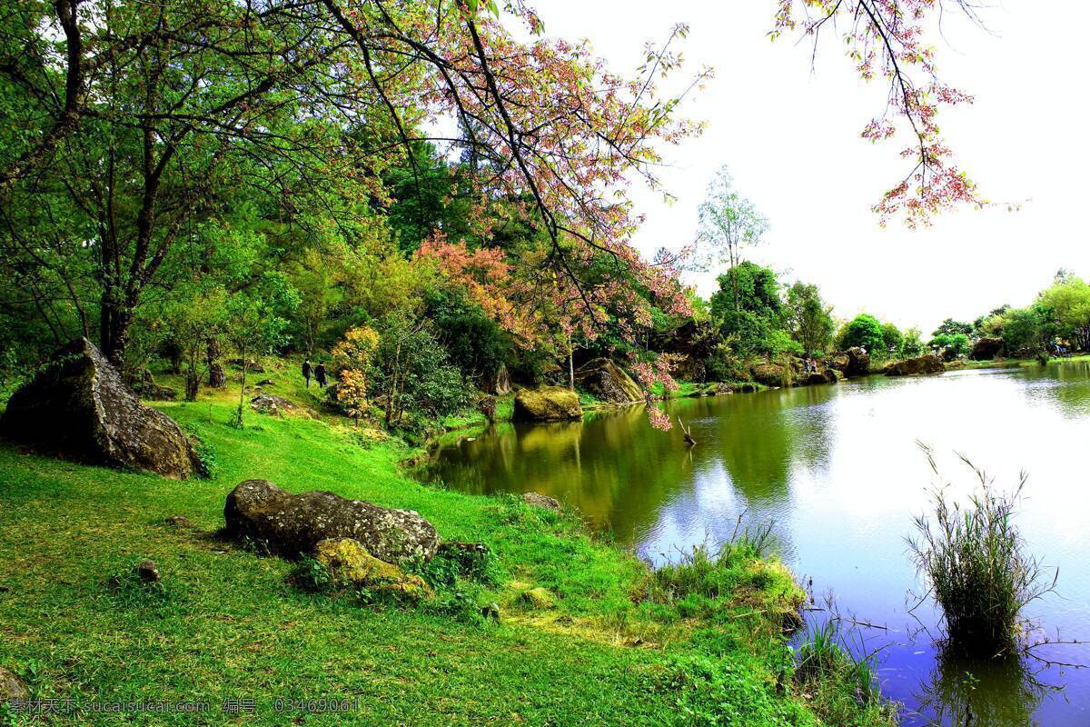 春天景色 山水 山水风景 春天 绿色 绿化 树木 湖泊 公园 郊游 踏青 山青水绿 风景 美景 景色 景观 背景 自然景观 自然风景