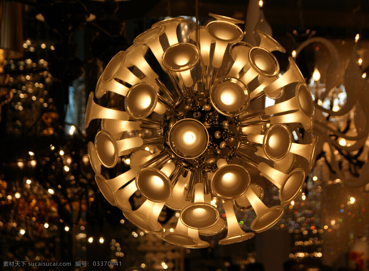 喇叭球形灯饰 灯饰 球形灯饰 喇叭灯饰 工业生产 现代科技