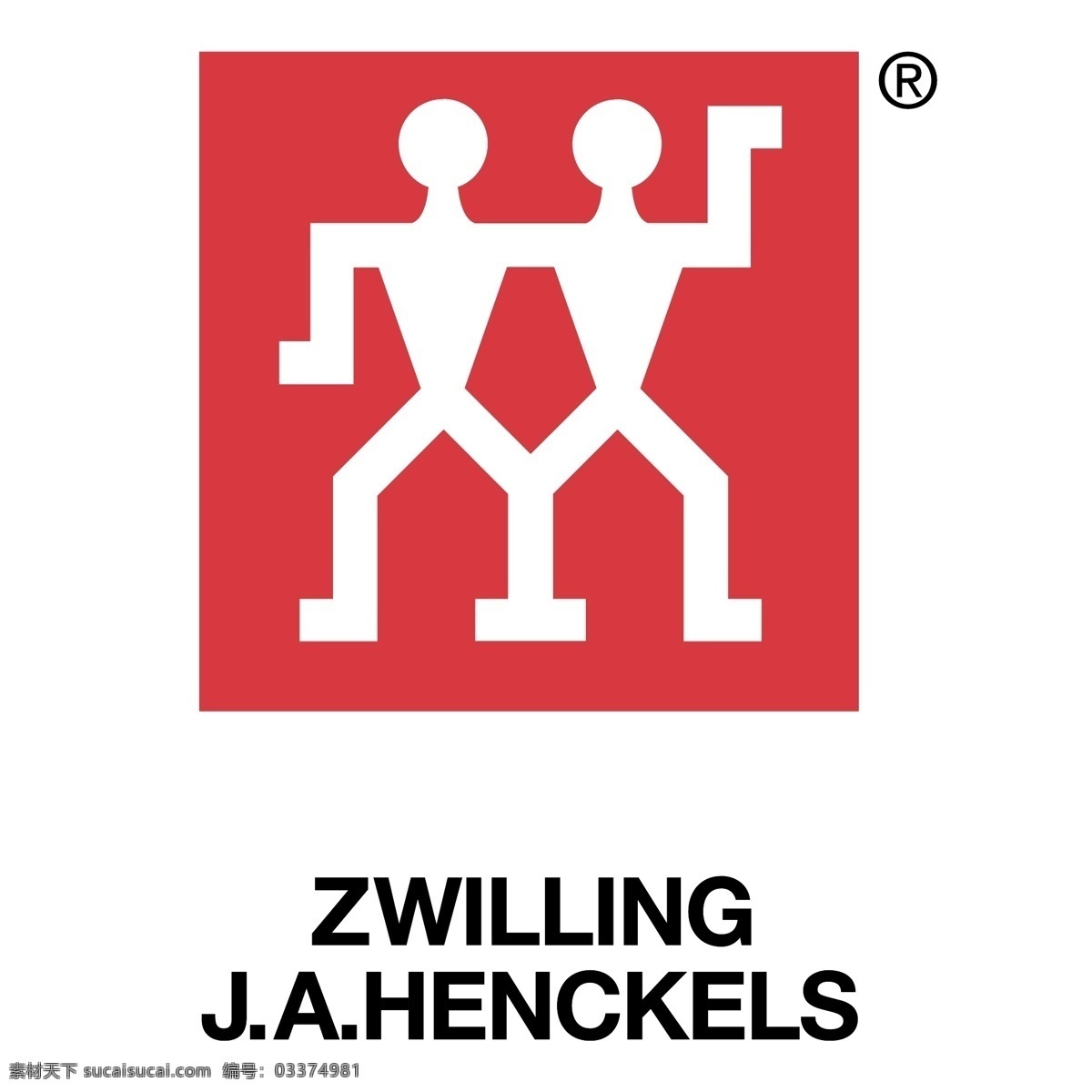 一个 双立人 亨克斯 j. 免费 j.a. 标志 标识 psd源文件 logo设计