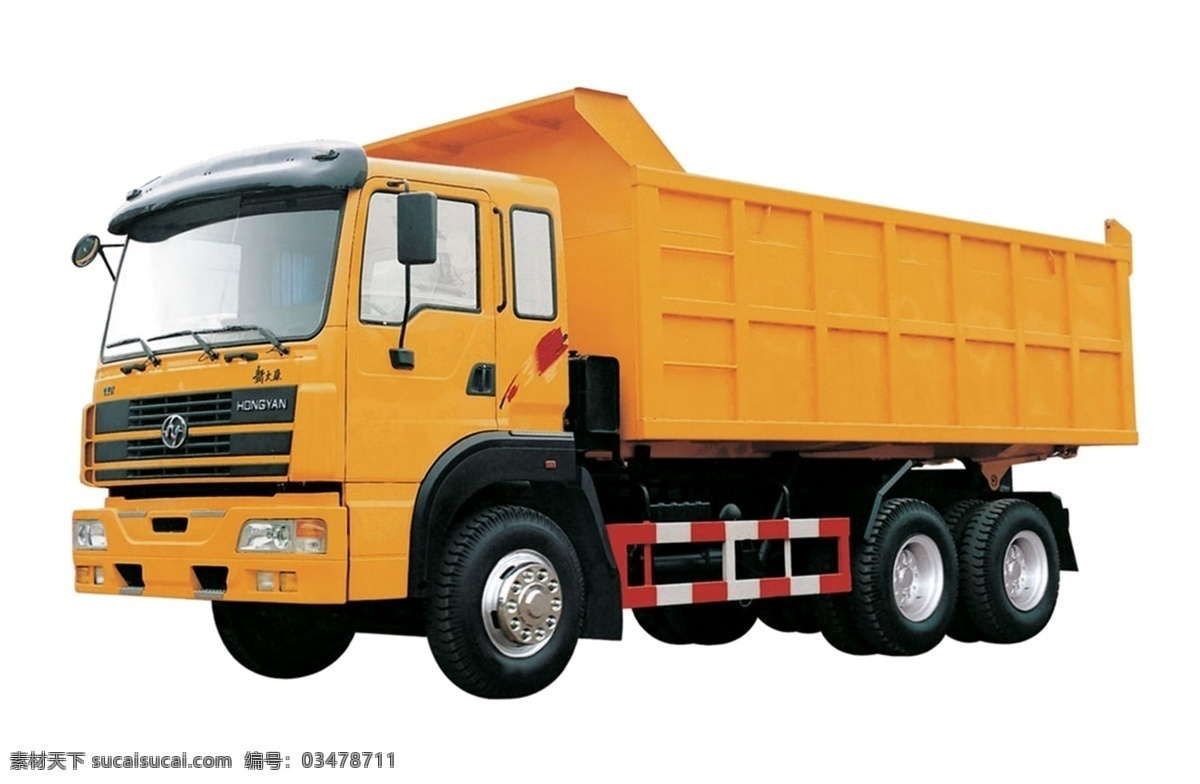 翻斗车 自卸车 卡车 施工车 工程车 重型卡车 汽车 分层 源文件