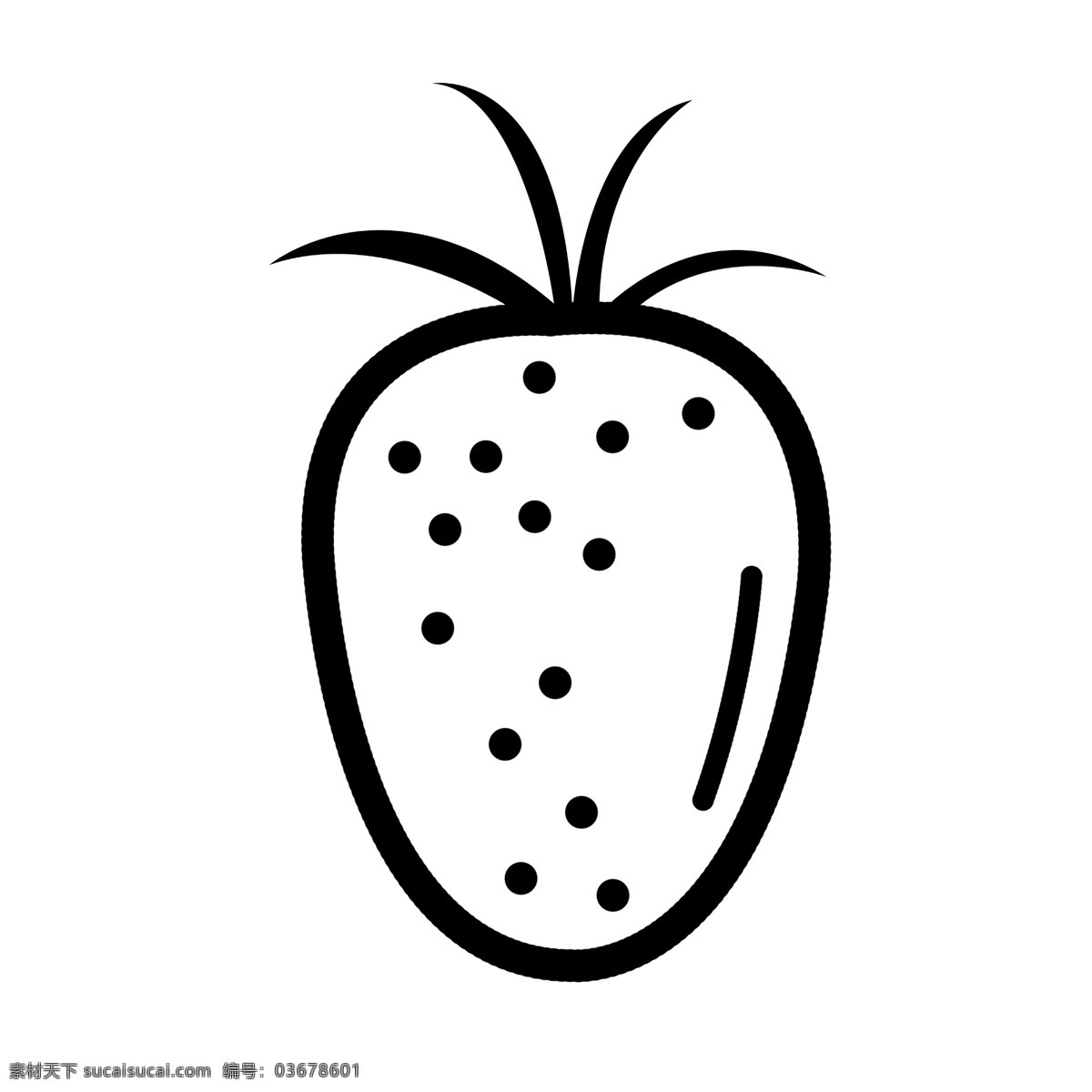 水果 图标 元素 草莓 ppt图标 简约风格 水果图标 海报图标 草莓水果 免 扣 图案