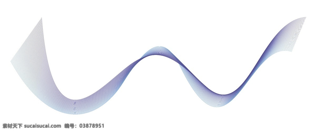 波浪 线 波浪线的设计 矢量图 其他矢量图