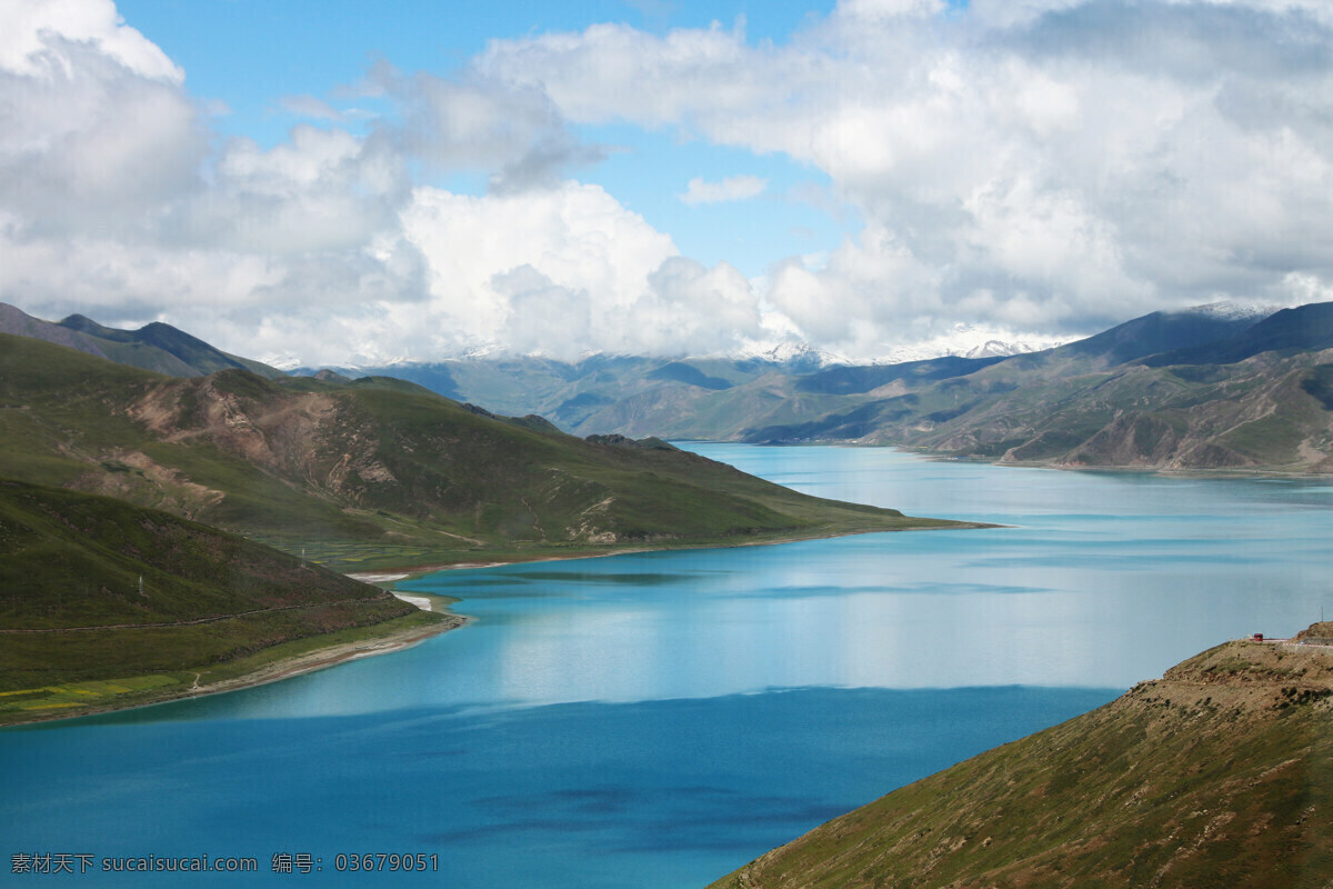 羊湖 风景 雪山 湖泊 西藏 旅游摄影 自然风景