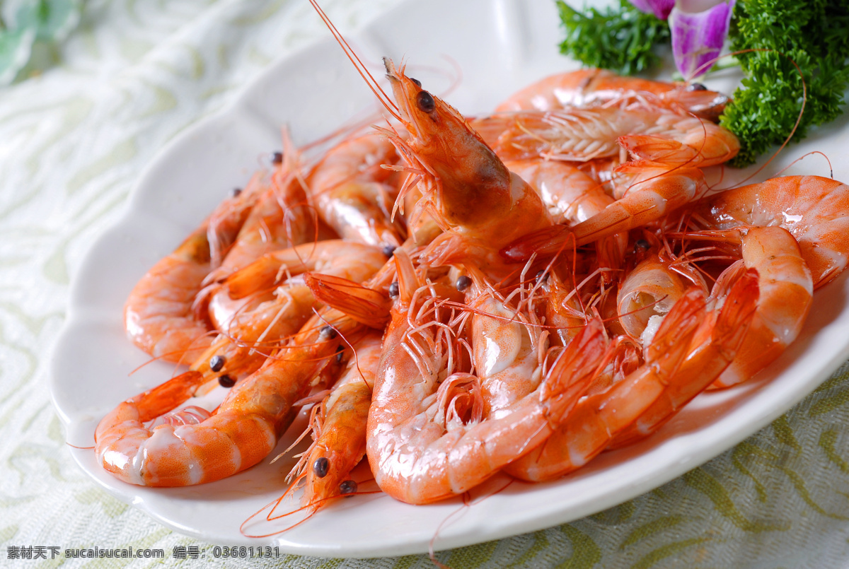 白灼基围虾 美食 传统美食 餐饮美食 高清菜谱用图