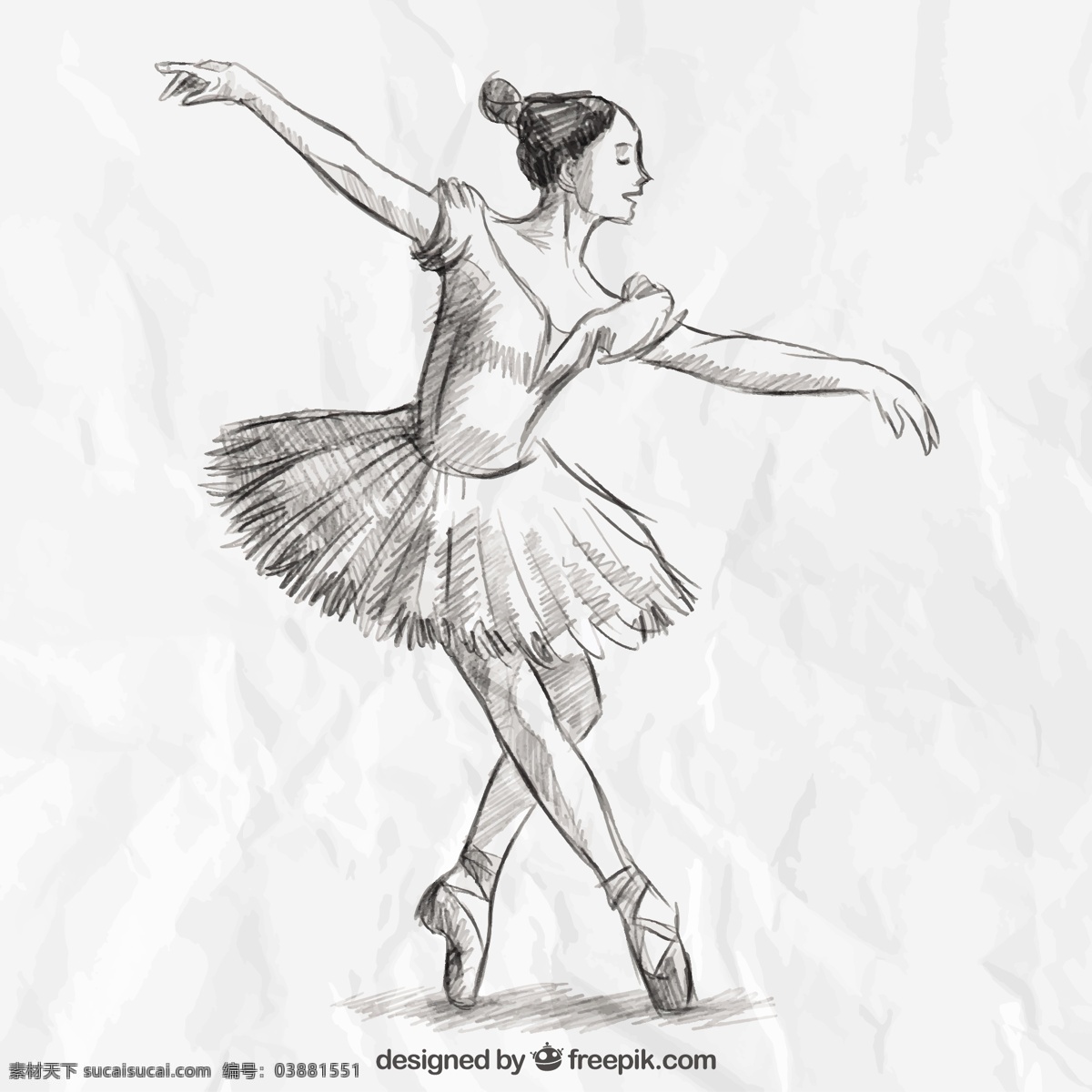 手绘 芭蕾舞 演员 手工 舞蹈 手 画 类型 优雅 绘画 芭蕾 舞蹈家 艺术家 拉 移动 运动 艺术 素描 跳舞 女孩 舞蹈演员 短裙 白色