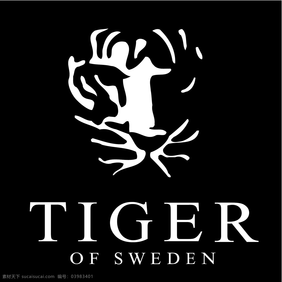 瑞典之虎 瑞典 标志 免费 老虎 黑色