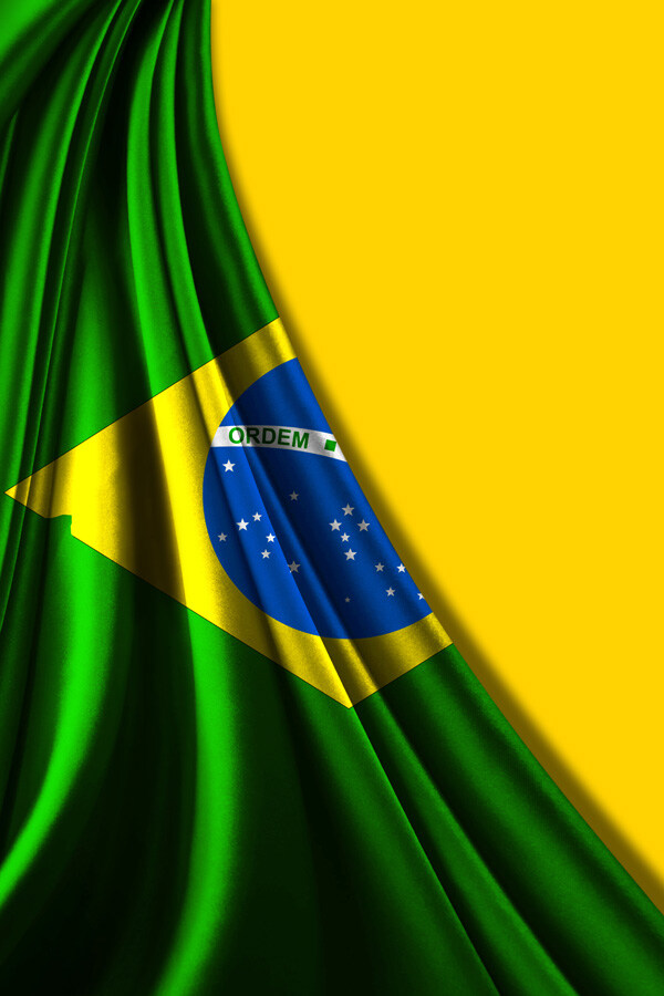 巴西 国旗 背景素材 世界杯 psd源文件