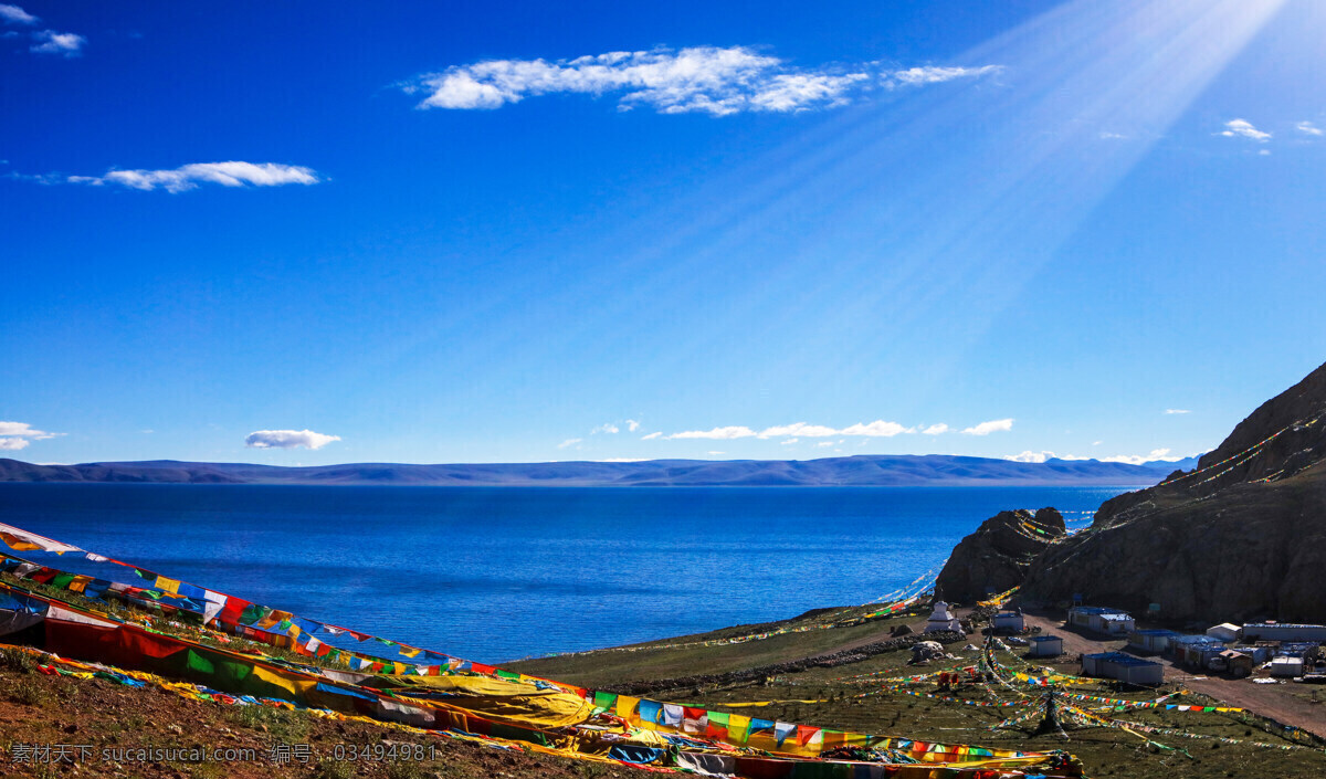 清晨 纳木错 风景