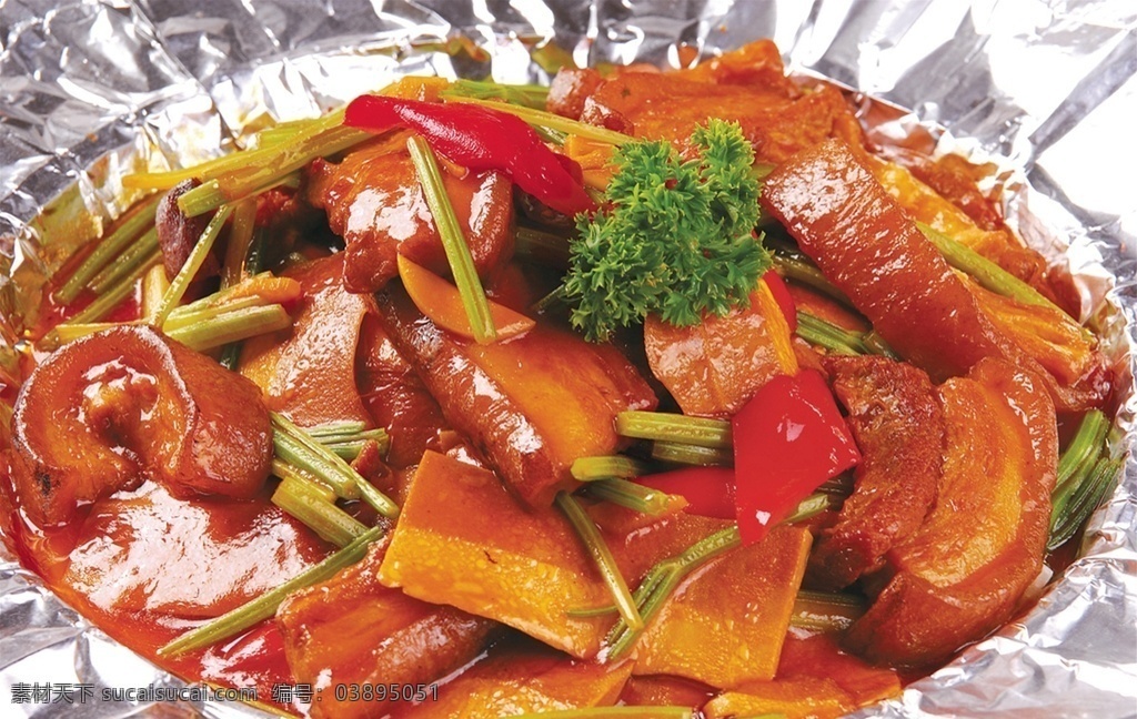 信阳焖锅肉 美食 传统美食 餐饮美食 高清菜谱用图