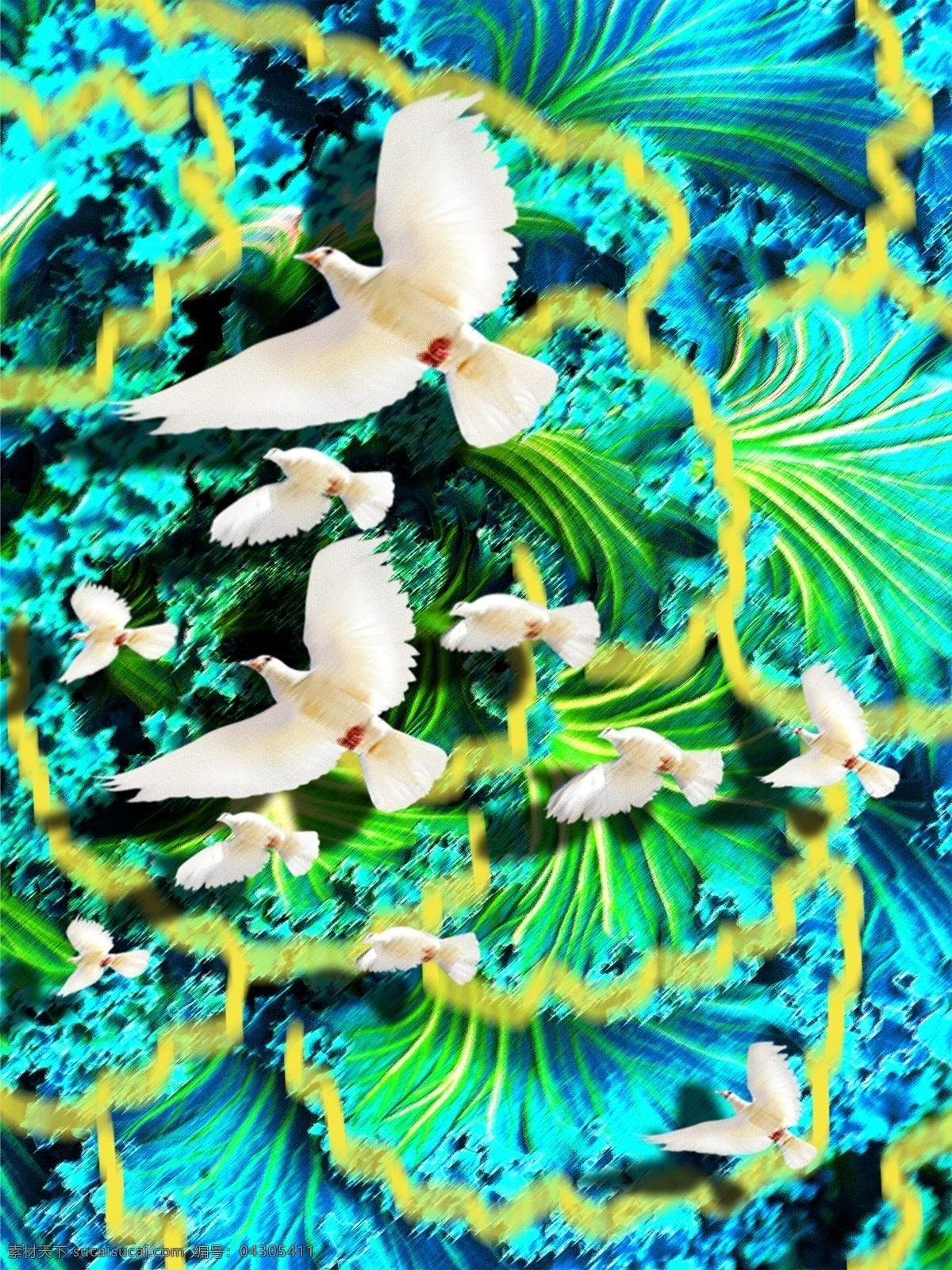 现代 百 财 寓意 客厅 装饰画 蔬菜 白鸽 一联画 蓝色装饰画 客厅装饰画