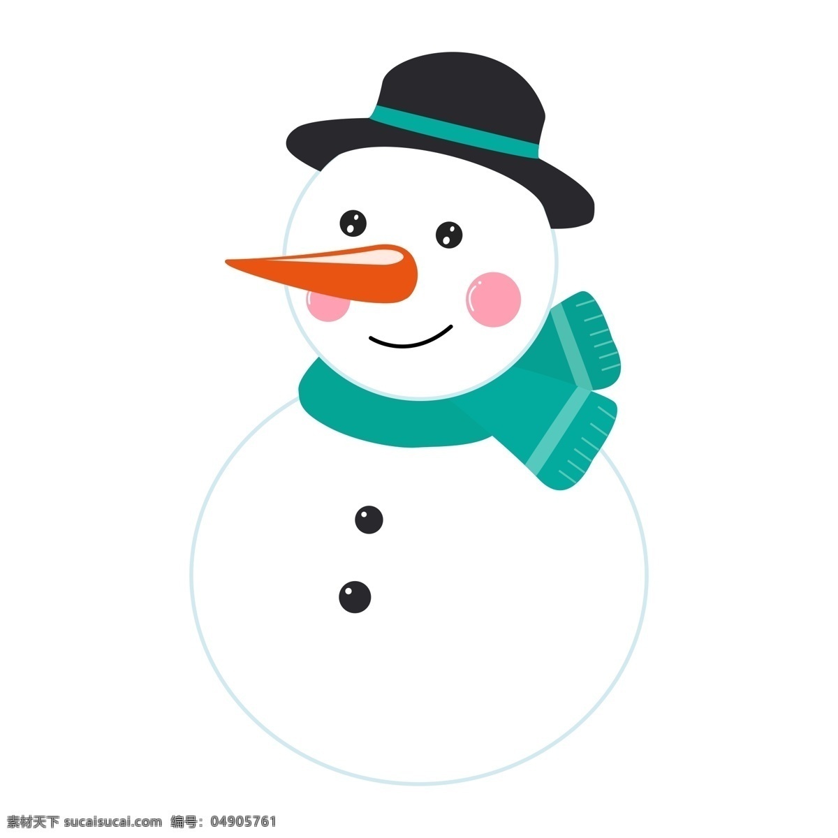 可爱 卡通 冬季 雪人 元素 商用 png元素 白色 免抠元素