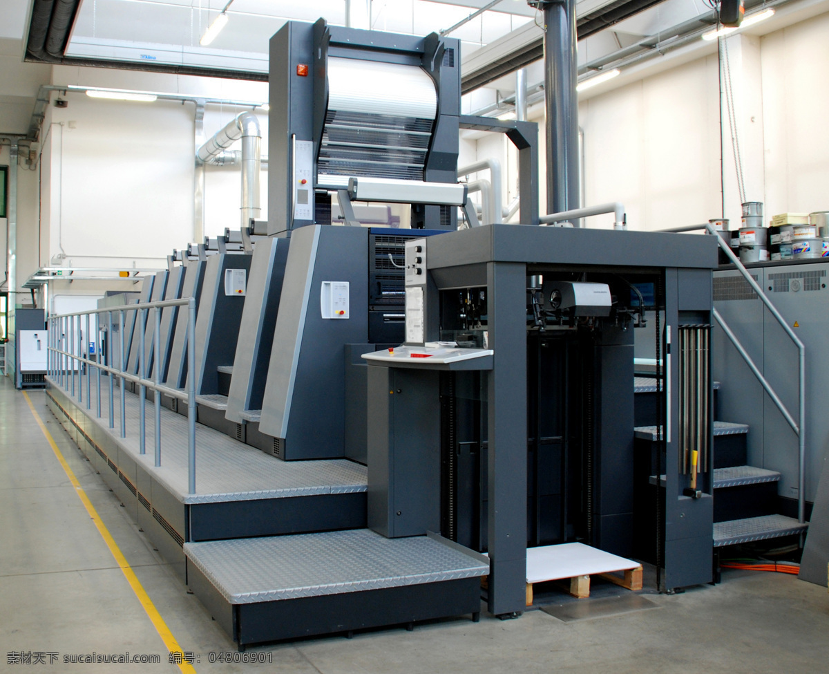 大型 色 印刷 机器 大型印刷机 印刷机器 海德堡印刷 印刷机 专色印刷 车间 厂房 胶印 彩印 生产车间 生活百科