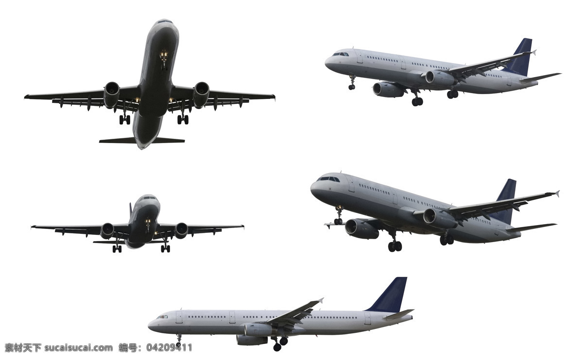 飞机图片 侧面 飞机 交通工具 客机 抠图 现代科技 正面 飞机设计素材 飞机模板下载 下面