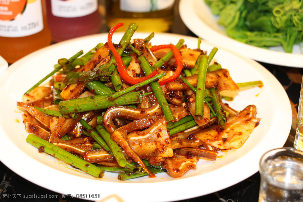 红油猪耳 红油 猪耳 经典凉菜 麻辣 餐饮美食 传统美食