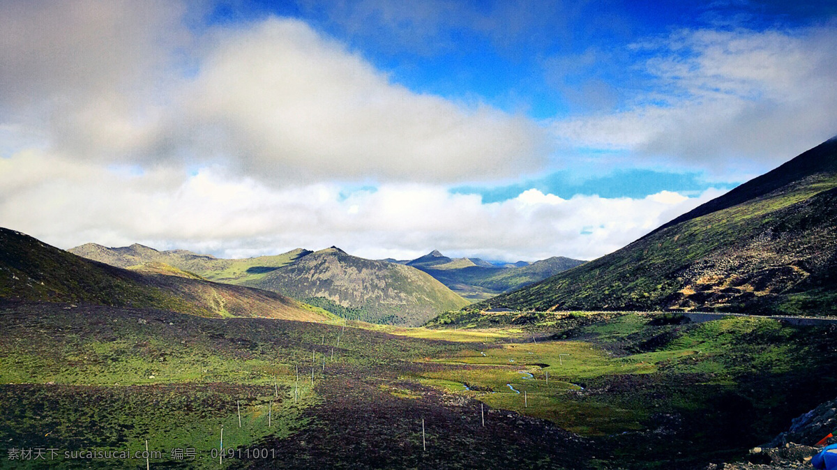 西藏风景 317国道 拉萨 317风景 高原 经幡 旅游摄影 国内旅游