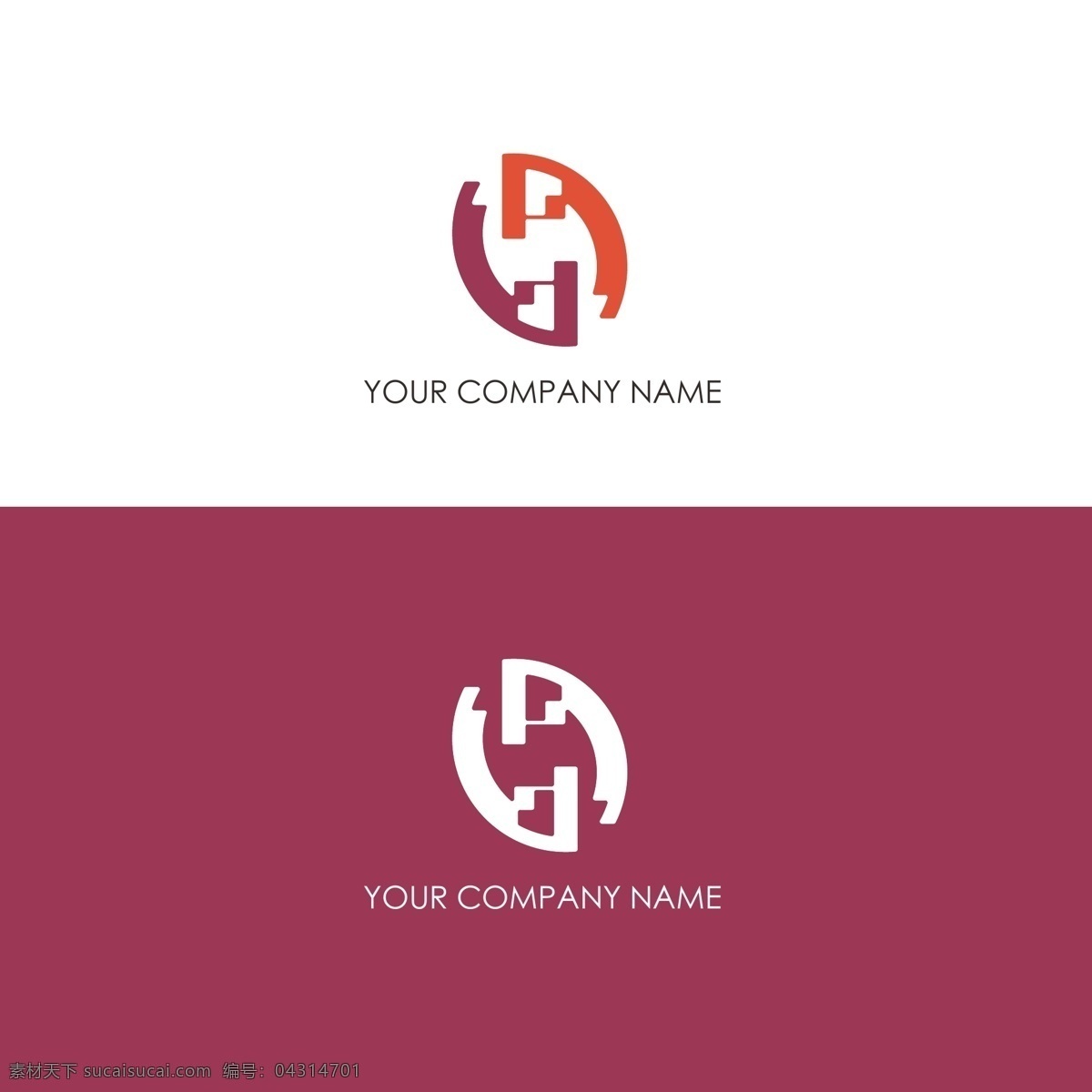 企业 商标 logo 对称 简介 简单 商业 广告