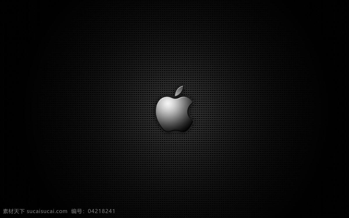 黑 苹果 电脑 壁纸 黑色 apple 背景底纹 底纹边框