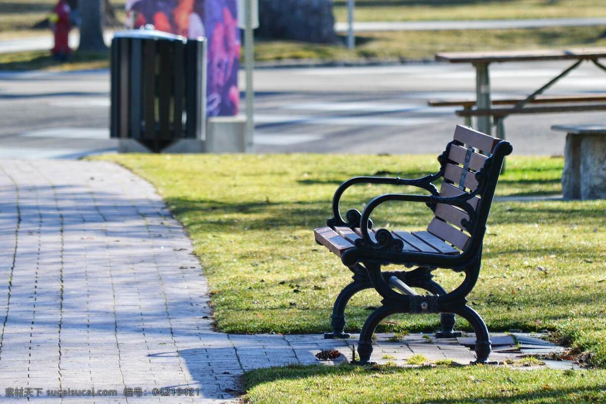 公园长条椅 长条椅 椅子 户外长条椅 生活百科 生活素材