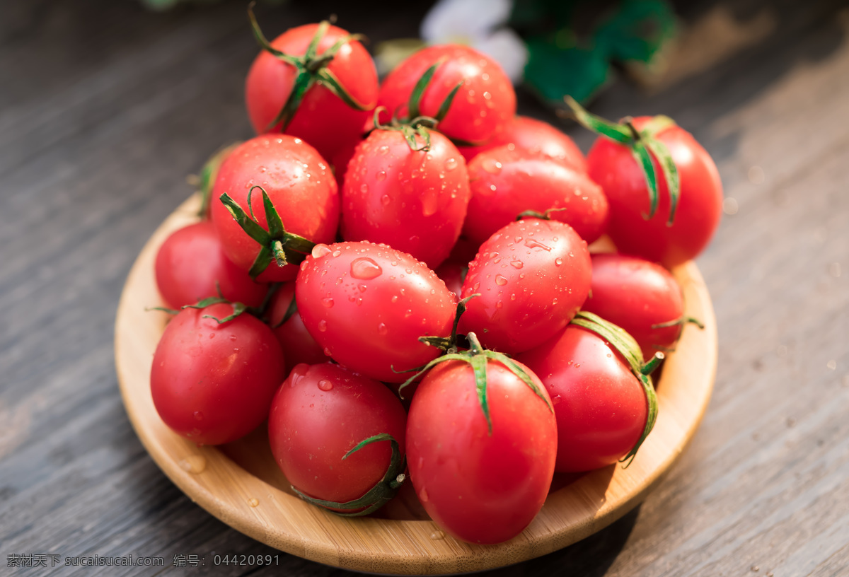 圣女果 番茄水果 水果番茄 西红柿 水果西红柿 有机水果 绿色水果 生物世界 水果