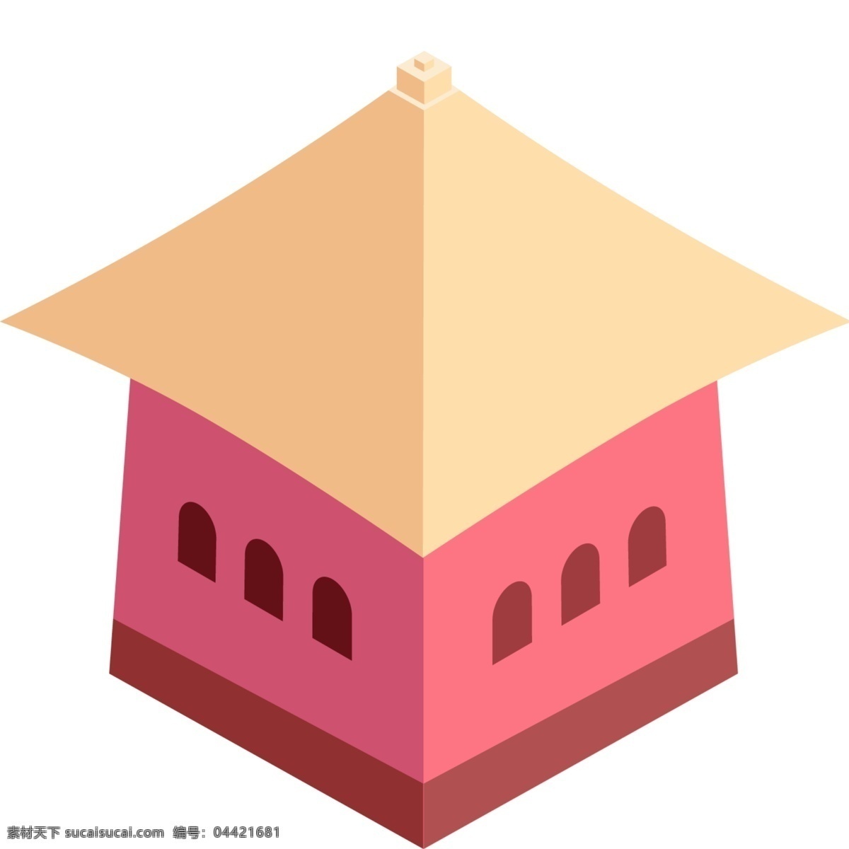 古代 房屋建筑 房子 卡通房子 促销活动 卡通促销 销售活动 销售插画 商业促销