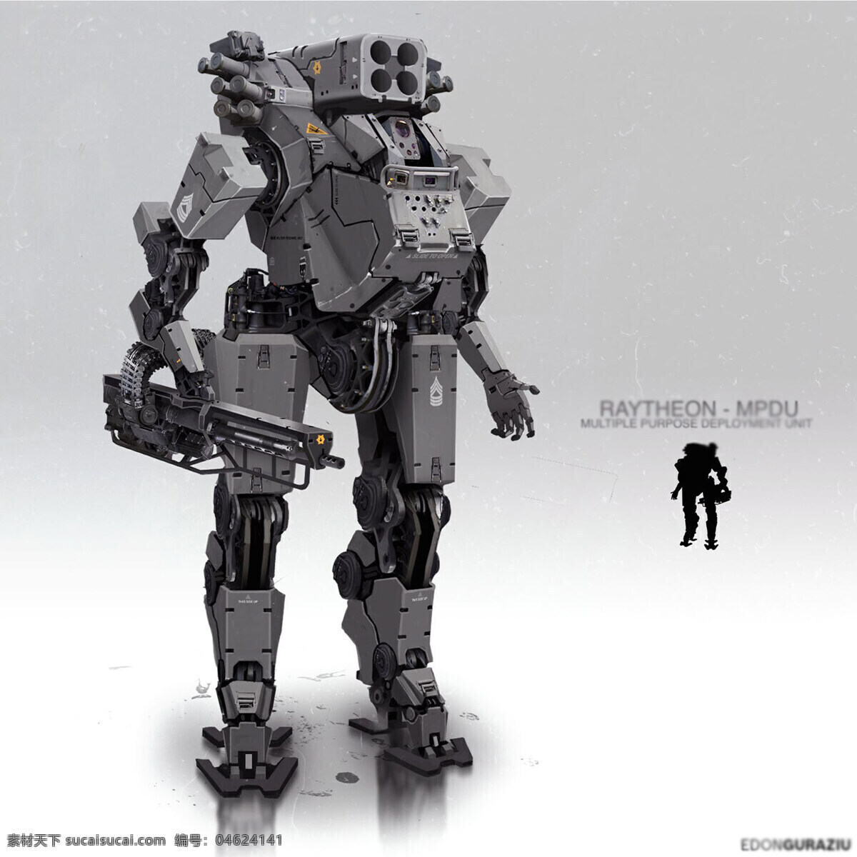 机器人 机械 人形 未来 武器 炫 酷 概念 模型 玩具