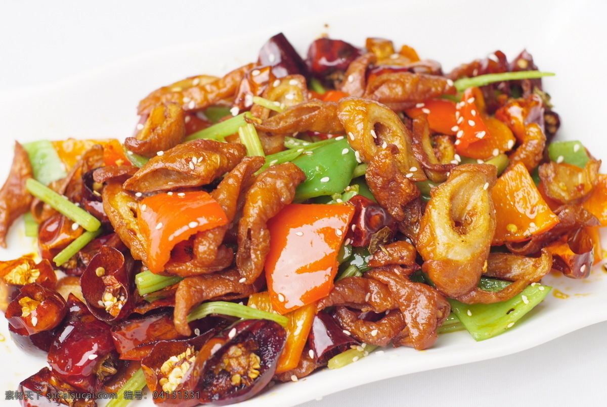 干煸肥肠 最好吃的川菜 传统美食 餐饮美食