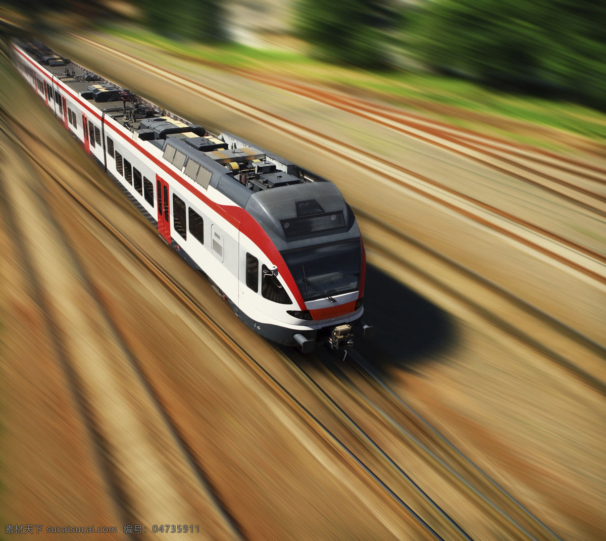 高速 行驶 列车 火车 动车 交通工 汽车图片 现代科技