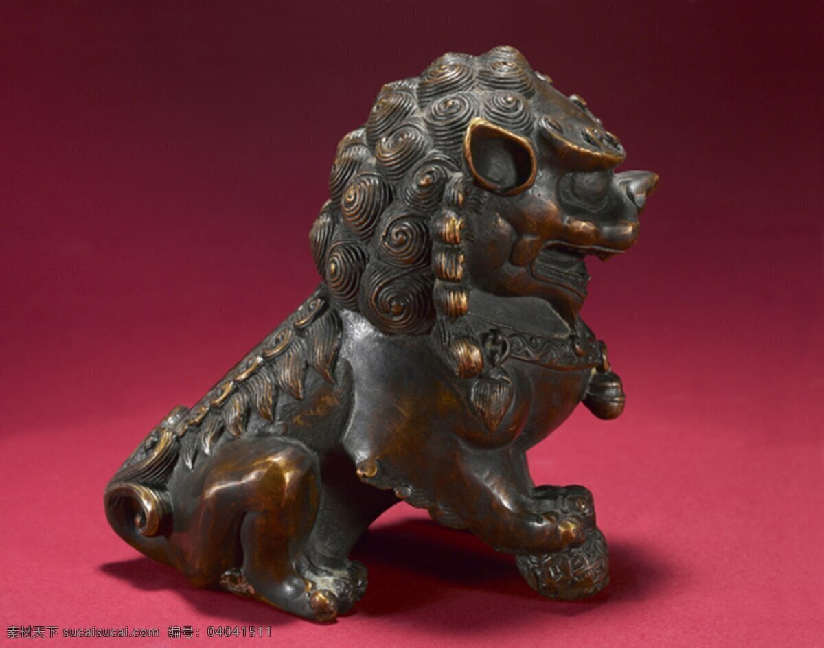 铜 狮子 侧面 摆件 工艺品 古典 古韵 收藏品 铜器 铜艺 中国风 铜狮子 铜雕 文化艺术