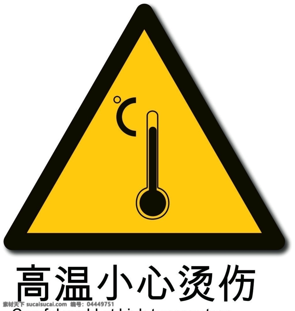 高温小心烫伤 安全标识 安全 标识 警示牌 标志 安全标志展板 标志图标 公共标识标志
