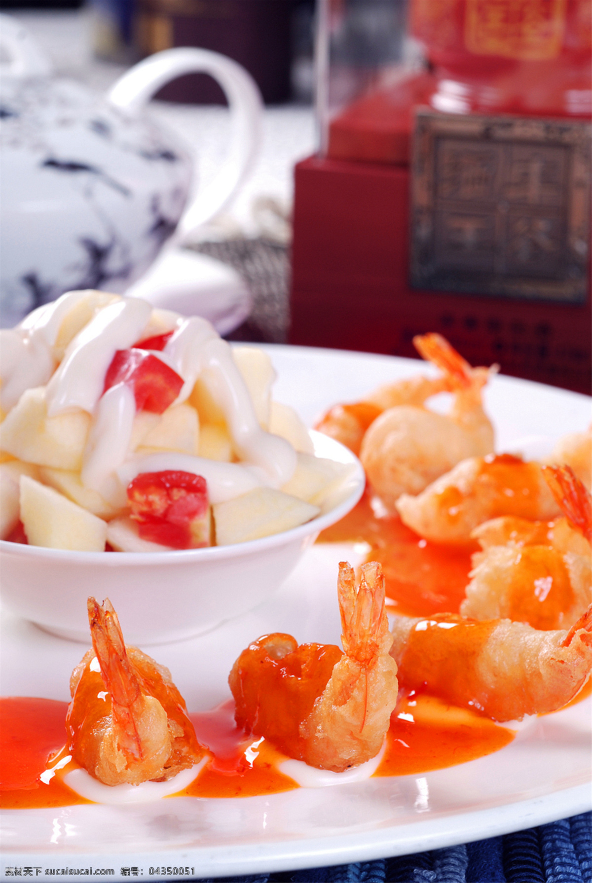 泰汁凤尾虾 美食 传统美食 餐饮美食 高清菜谱用图
