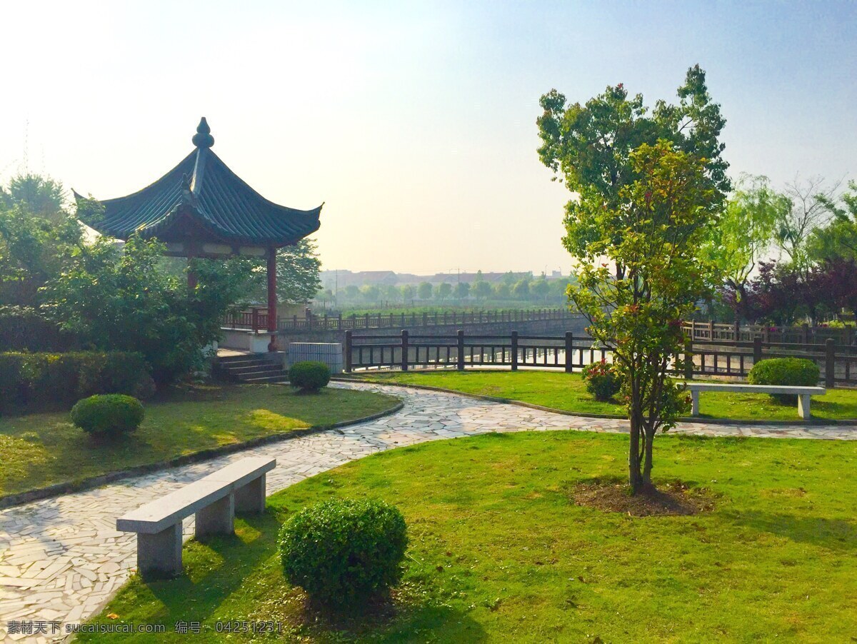 公园风景 风景 河流 唐镇 植物 自然 天空 公园 散步 长亭 自然景观 建筑景观