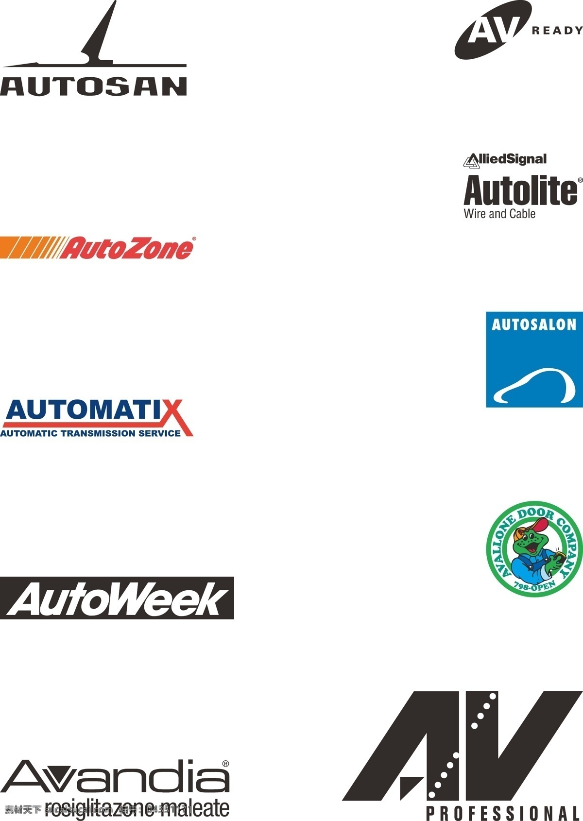 autoav 开头 logo 标志 auto av 青蛙 标识标志图标 企业 矢量图库 白色