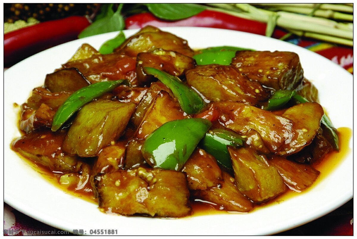 红烧茄子 美食摄影 传统菜 家常菜 传统美食 菜 餐饮美食