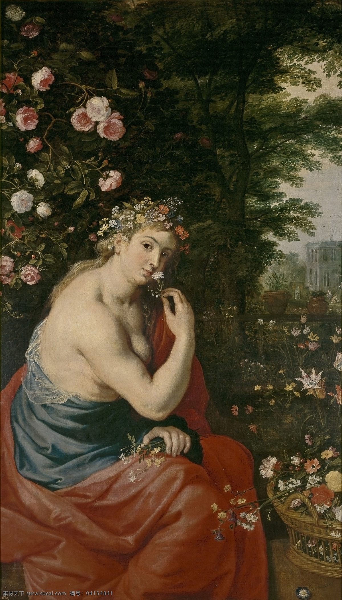 彼得183 保罗183 鲁本斯作品 意大利人 巴洛克时代 最著名画家 希腊神话 花神弗洛拉 古典油画 油画 文化艺术 绘画书法