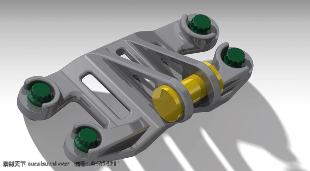 通用电气 喷气发动机 托架 挑战 3d模型素材 其他3d模型