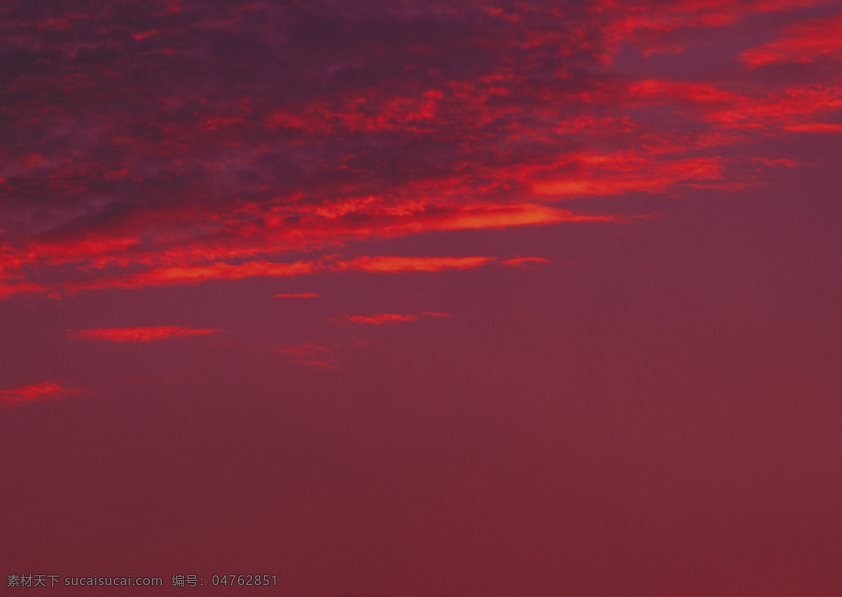 暗红 天空 自然景观 紫红 高清图片 天空图片 风景图片