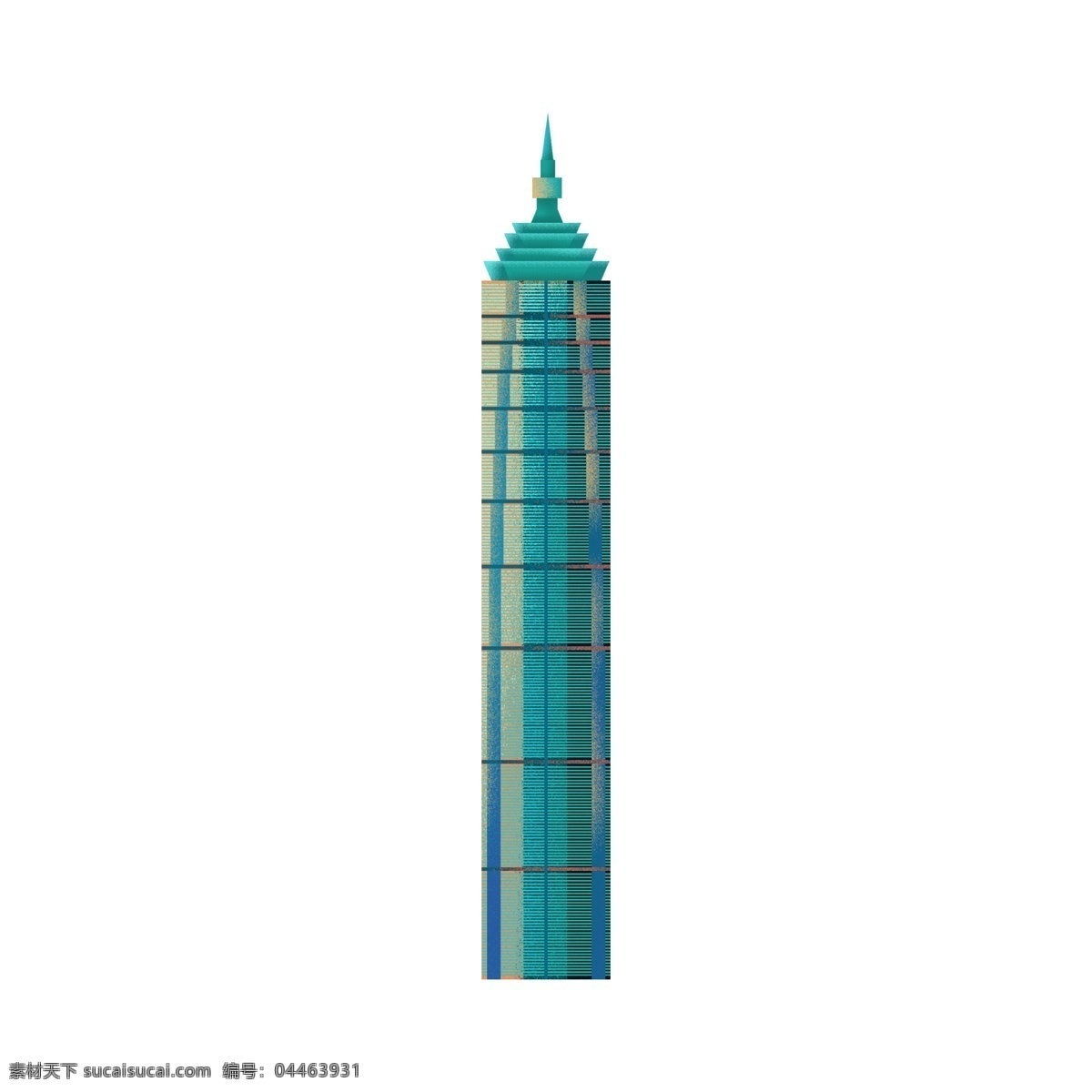 蓝色 卡通 彩色 高楼大厦 装饰元素 插画元素 彩色高楼大厦 免扣素材 简约风