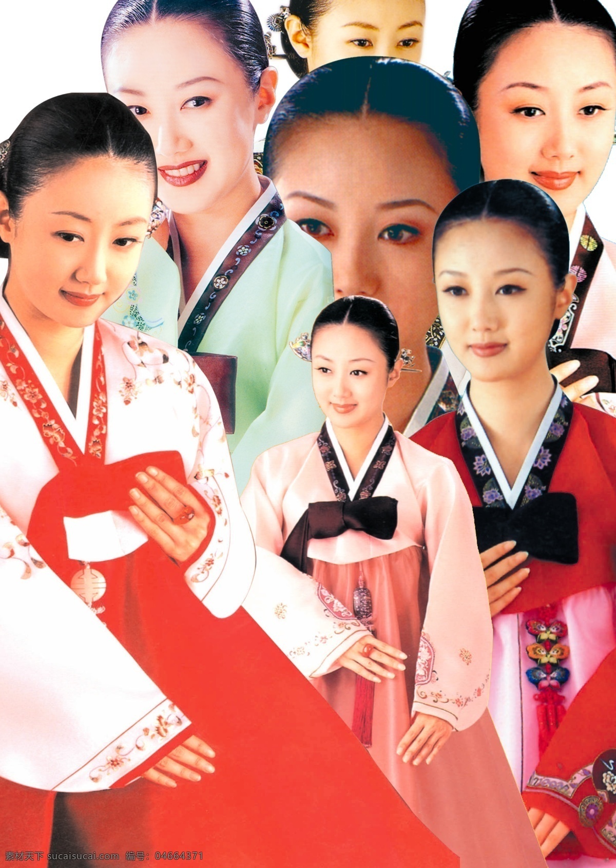 朝鲜族人物 朝鲜族 少数民族 朝鲜族美女 美女 人物 分层 源文件