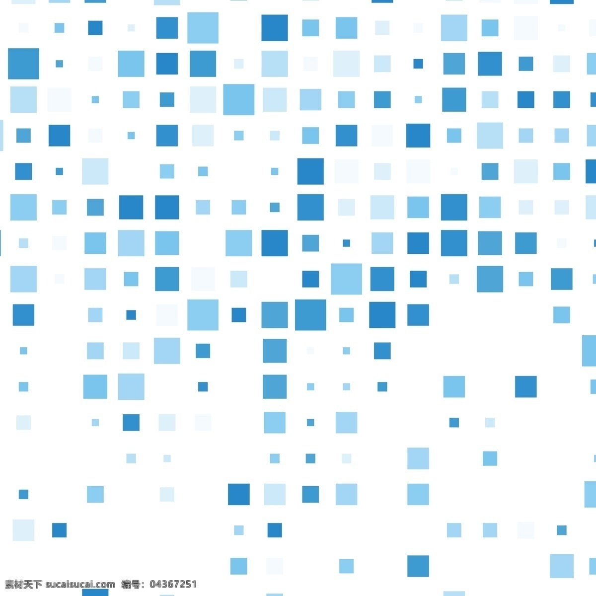蓝色 科技 几何 抽象 方块 底纹 瀑布 联系感
