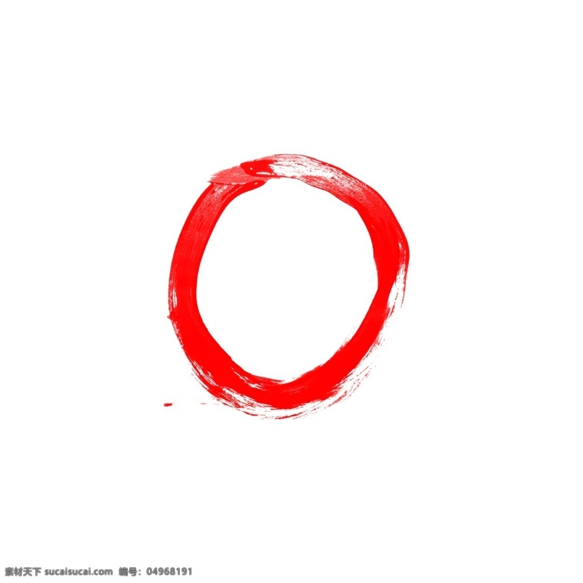 红色 圆圈 水墨 边框 商用 元素 psd素材 圆形 圆