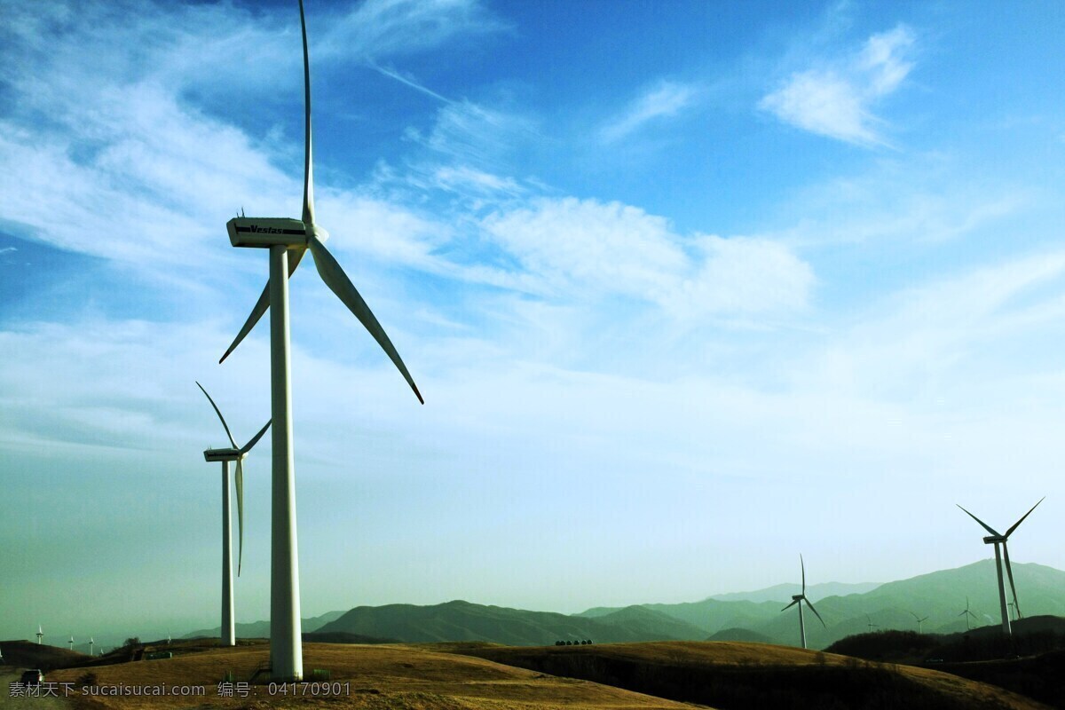 风力发电机 机械 设备 风电场 装备 交通运输 科技 系列 现代科技 工业生产