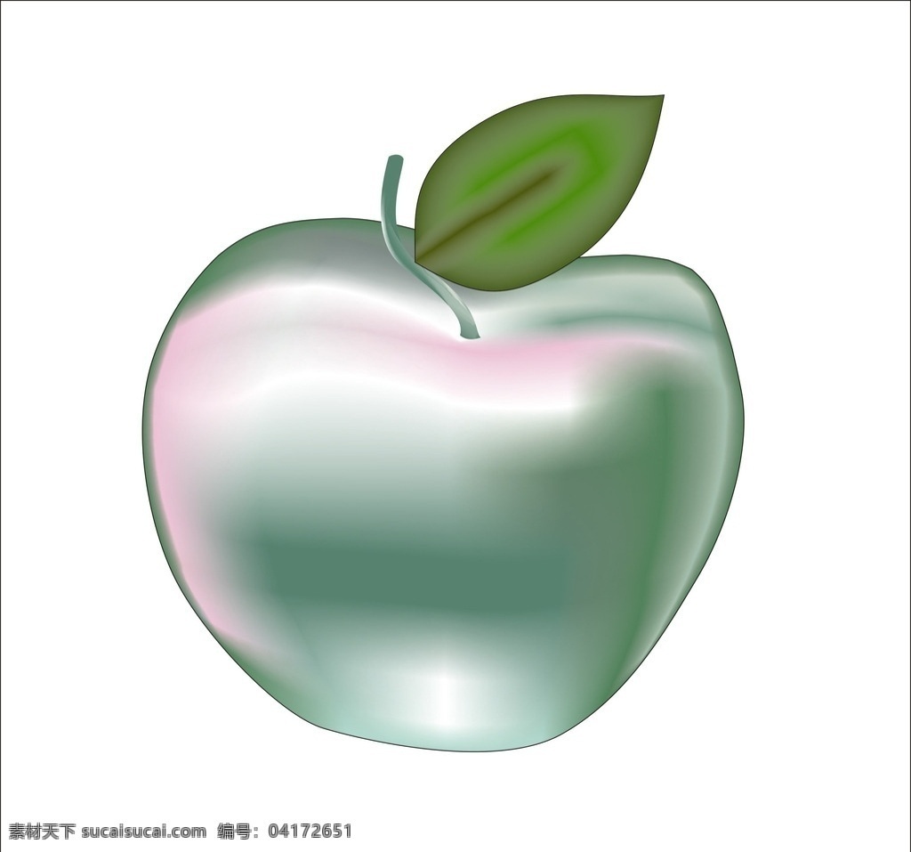 质感苹果 苹果 矢量苹果 叶子 青苹果 红苹果 毒苹果 网格填充工具 网格 金属苹果 矢量图库 标志图标 其他图标