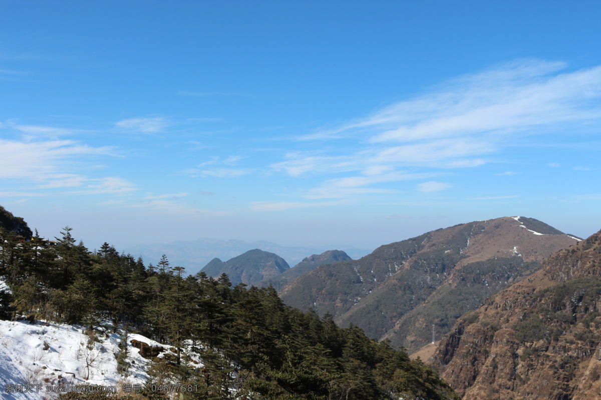 雪上 轿子雪山 蓝天 高山 白雪 旅游摄影 国内旅游