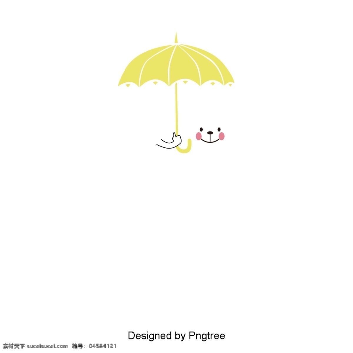 美丽 凉爽 的卡 通 云 雨天 漂亮 酷 卡通 手绘 可爱 云雨 天气 雨伞 水滴