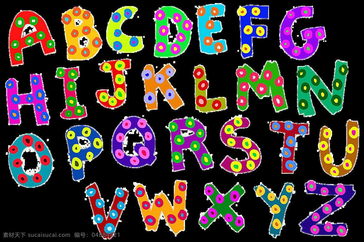 小花 装饰 英文 字母 26个字母 英文字母 卡通字母 小花装饰字母 字母元素 艺术字母 大写艺术字母 彩色字母