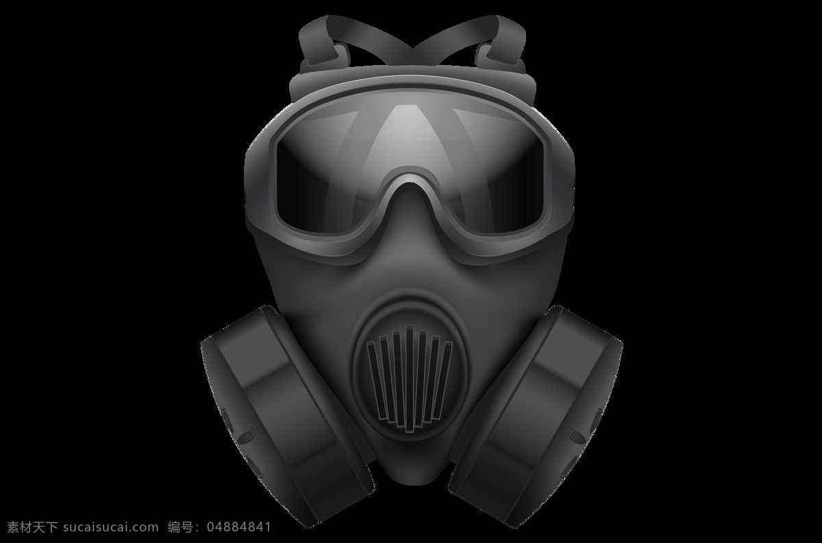黑色 防毒 面罩 元素 png元素 防护 口罩 免抠元素 透明素材