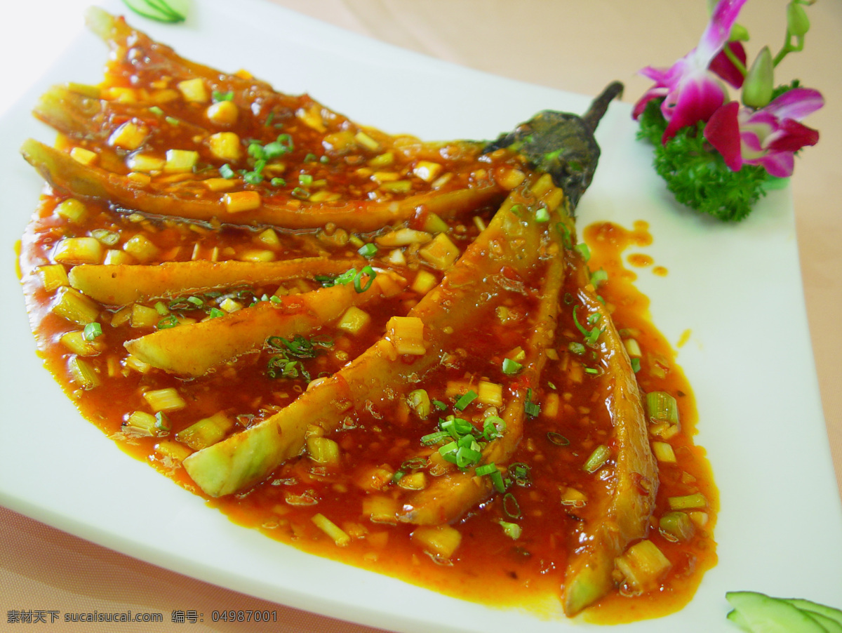 红烧茄子 中国菜 传统菜 中餐 餐盘 传统美食 餐饮美食