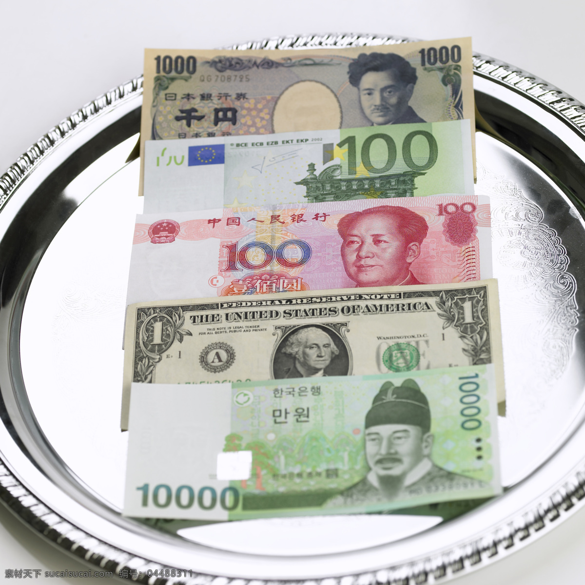 世界货币 人民币 美元 日元 韩元 钞票 货币 纸钞 金钱 现金 金融货币 金融对话 货币兑换 世界经济 商务金融